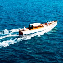 SS Delphine Yacht Running Shot - Tender