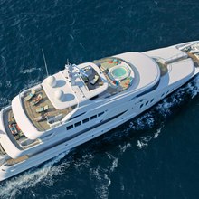 Coco Veinte Yacht Aerial View