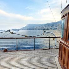 SS Delphine Yacht Main Deck View