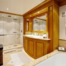 The Lady K Yacht Master bathroom