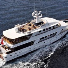 V. Bahria Yacht Running Shot - Aerial View