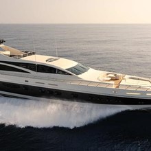 Antelope III Yacht Running Shot - Aerial View