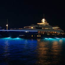 O'Neiro Yacht Under Water Lights