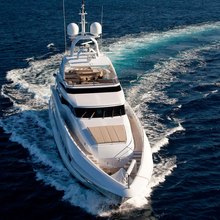 Seven S Yacht Underway