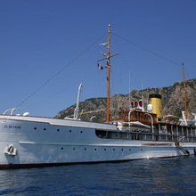 SS Delphine Yacht Side Profile