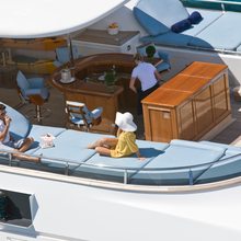Ambition Yacht Sundeck view