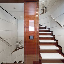 Wild Orchid I Yacht Staircase