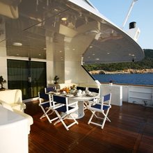 Obsesion Yacht Stern