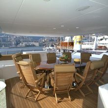 The Lady K Yacht Exterior Dining