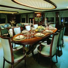 Jasmine Yacht Dining Room