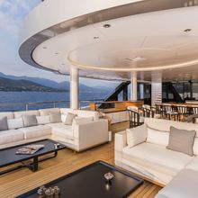 Suerte Yacht Upper Deck Aft Seating