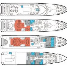Oui Oui Yacht Deck Plans