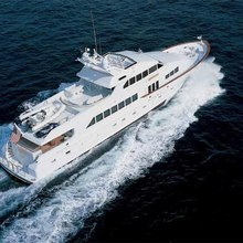 Serenity Yacht Aerial View
