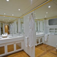 Achilles Yacht Lower Deck Guest Bathroom
