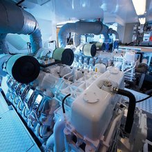 Encore Yacht Engine Room