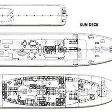 Sea Crown Yacht Deck Plans