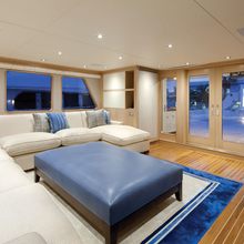 Halcyon Yacht Upper Salon - View Out
