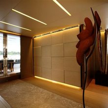 Bliss Easy Yacht Hallway - View to Aft Deck