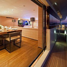 Fan Too Yacht Extendable Main Deck Terrace - Outside