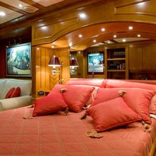 Lou Spirit Yacht Red Stateroom