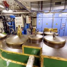 SS Delphine Yacht Engine Room