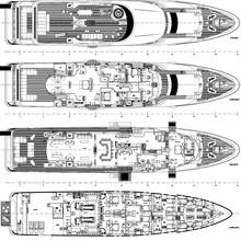 Nonni II Yacht Deck Plans