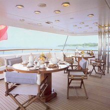 Lady Rose Yacht Aft Deck Dining
