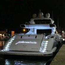 Force India Yacht Stern - Night