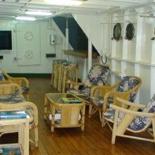Sarsen Yacht Internal Seating Area