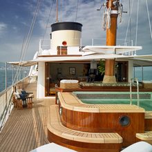 Talitha Yacht Upper Deck with Pool