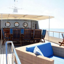Osprey Yacht Exterior Dining