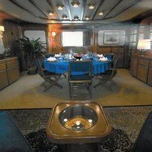 Blue Gold Yacht Dining