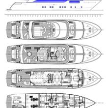 Michka V Yacht Deck Plans