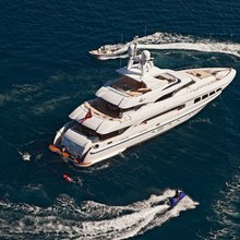 Seven S Yacht Aerial View