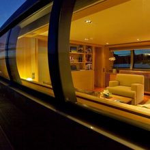 Falco Moscata Yacht View into Upper Deck Lounge