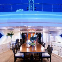 Sima Yacht Upper Deck at Night