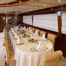 Corvus Yacht Dining Salon