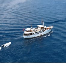 Blue Albacor Yacht 
