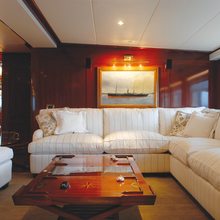 Ariete Primo Yacht Salon on Main Deck