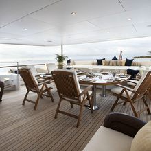 Tobi Star Yacht Main Aft Deck Dining