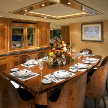 Caprice Yacht Dining Salon
