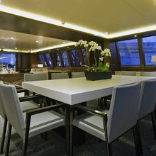 Infinity Yacht Dining Salon