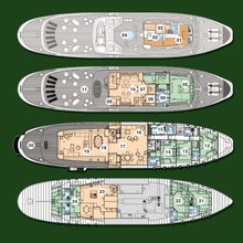 Ariete Primo Yacht Deck Plans