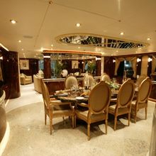 World is not Enough Yacht Dining Salon