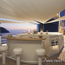 Seawolf Yacht Bridge Deck Bar