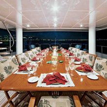 Popeye Yacht Upper Deck Dining