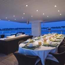 Voyager Yacht Exterior Dining