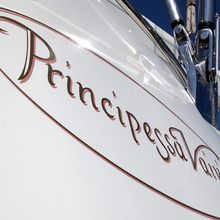 Principessa Vaivia Yacht Nameplate