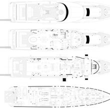 Nonni II Yacht Decks Plans