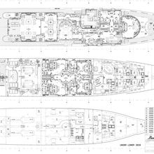 Vision Yacht Deck Plans